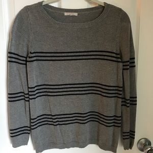 Striped crew neck sweater